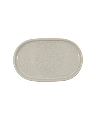 Blatt Datura Shellish grey Schale Steingut 20cm