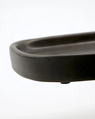 Blatt Datura Dunkelgrau Schale 24.5cm