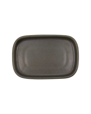 Blatt Datura Dunkelgrau Schale 24.5cm