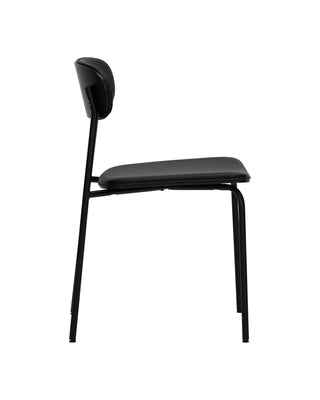 Silla Pova negra - 2 unidades