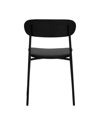 Silla Pova negra - 2 unidades