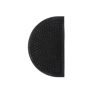 Fußmatte Entry halbrund schwarz 45x75cm