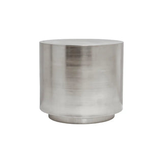 Coffee table Step brushed silver 50cm