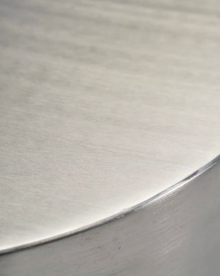 Mesa de centro Step plateado cepillado 50cm