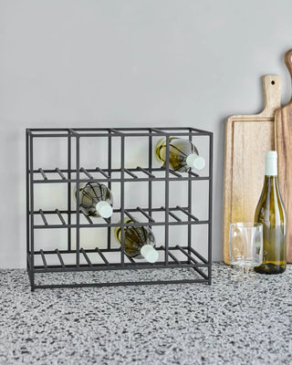 Casier à vin 12 noir