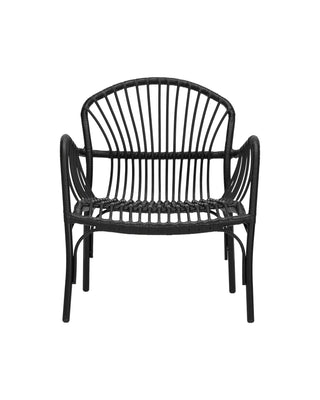 Brea sillón lounge exterior negro