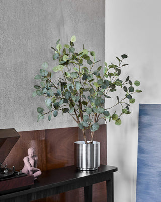 Kunstig eucalyptusplante grøn grå Ø15×100 cm