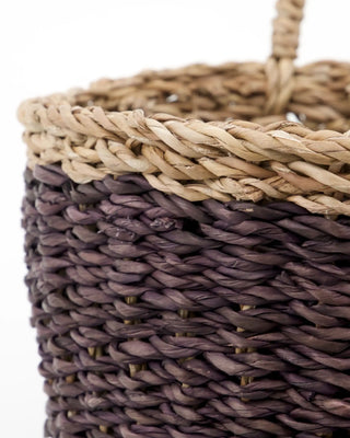 Cesti pensili prugna - set di 2