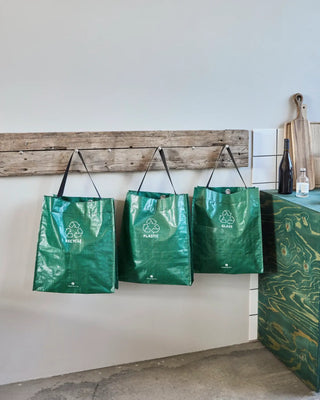 Genbrugstasker - sæt med 3