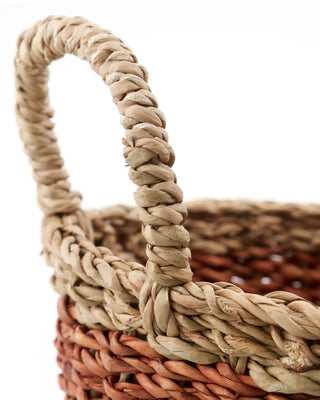 Hanging baskets brown - set of 2