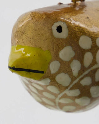 Decorazioni pasquali uccello giallo legno - 3 pezzi