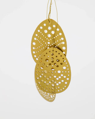 Cut Easter ornaments antique copper - 3 pieces