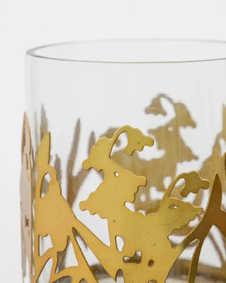 Lily theelichthouder antiek koper - 2 stuks