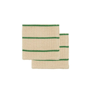 Spültuch Rena sandgrün Baumwolle - 2 Stück