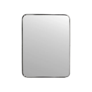 Spejl Mirror med børstet sølv 60x80cm