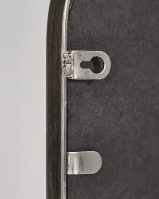 Spejl Mirror med børstet sølv 60x80cm