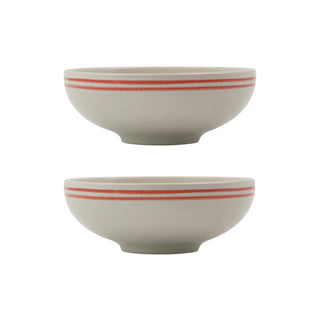 Bistro fad rød 15 cm - sæt med 2