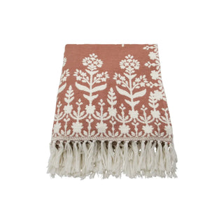 Plaid Mazzo bruin katoen 140x200cm