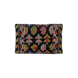 Kussenhoes Etni in zwart 30x50cm