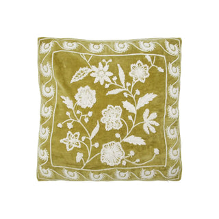 Pudebetræk Rica sennepsgul 50x50cm