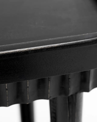 Beistelltisch Mesa schwarz Mangoholz 78cm