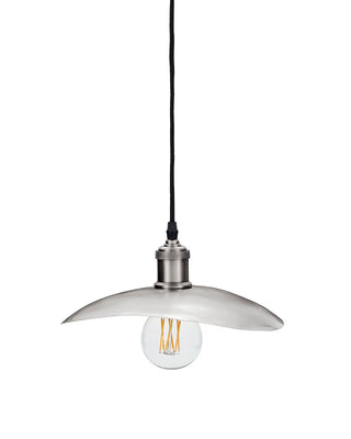 Hatt paralume in argento spazzolato 30cm