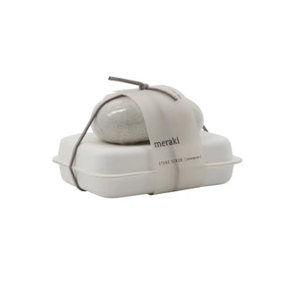 Scrub stone set with Lemongrass soap