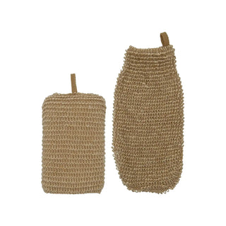 Eksfolieringssæt af jute