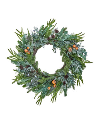 Kunstkrans Deco groen – Ø 68 cm