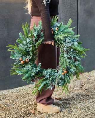 Kunstkrans Deco groen – Ø 68 cm