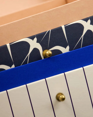 Opbergdozen Keep donkerblauw - set van 2