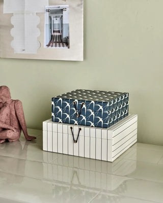 Opbergdozen Keep donkerblauw - set van 2