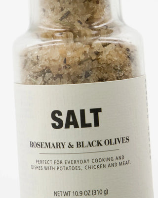 Sea salt with rosemary and black olives 310g