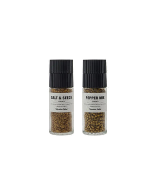 Geschenkdoos met gouden peper en zout mix