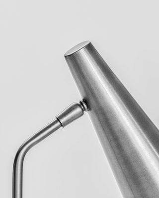 Precise silver table lamp