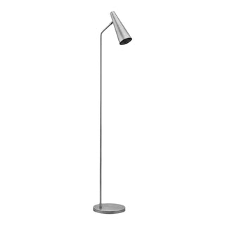 Precise silver floor lamp