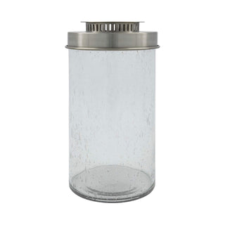 Lykta Omay i klart glas Ø18×33 cm