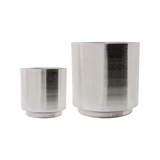 Blumentöpfe Bailey Silber, 2er-Set