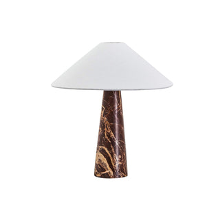 Bordslampa Soffi brun off-white Ø42×45 cm