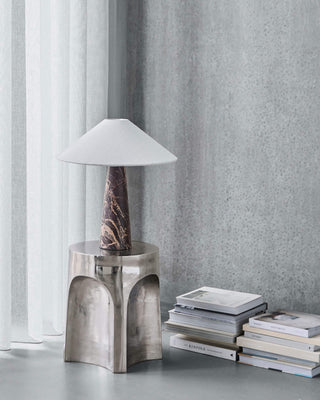 Bordslampa Soffi brun off-white Ø42×45 cm