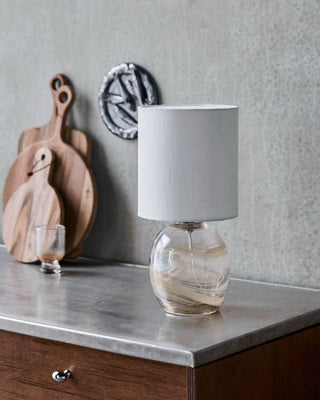 Lámpara de mesa Hite marfil Ø22×44 cm