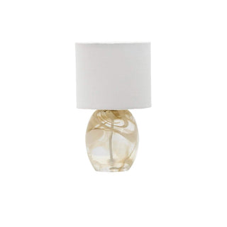 Lampa stołowa Hite, kość słoniowa, Ø16,5×28 cm