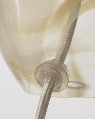 Lampa stołowa Hite, kość słoniowa, Ø16,5×28 cm