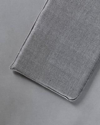 Coussin d’assise Cuun noir écru 48×5×117 cm