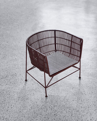 Poltrona lounge Cuun mulberry 70×70×66 cm