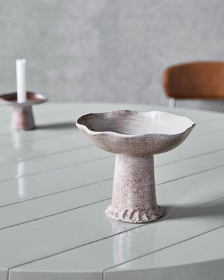 Serveringsfad Kori beige caramel Ø22,5×18,5 cm