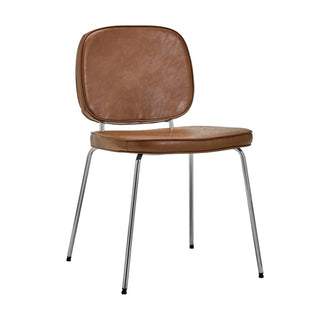 Silla de comedor Carma cognac