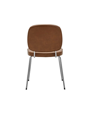 Silla de comedor Carma cognac