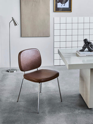 Silla de comedor Carma cognac