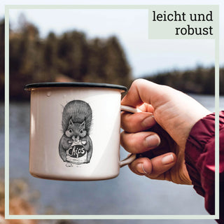 Mug en émail Chips – 300 ml